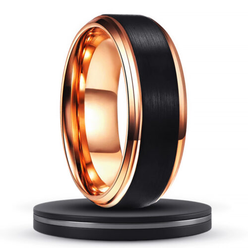 Bague Homme Noir Bague Anneau Pour Homme En Titane METRONHOMME