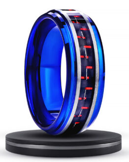 aurore-anneau-homme-azur-bleu-titane-carbure-de-tungstene-rouge-noir-fibre-de-carbone-8mm