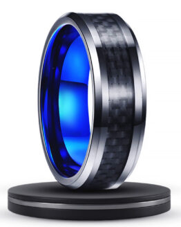 fibrille-anneau-bague-homme-8mm-carbure-de-tungstene-edition-azur-couleur-argent-bleu-fibre-de-carbone